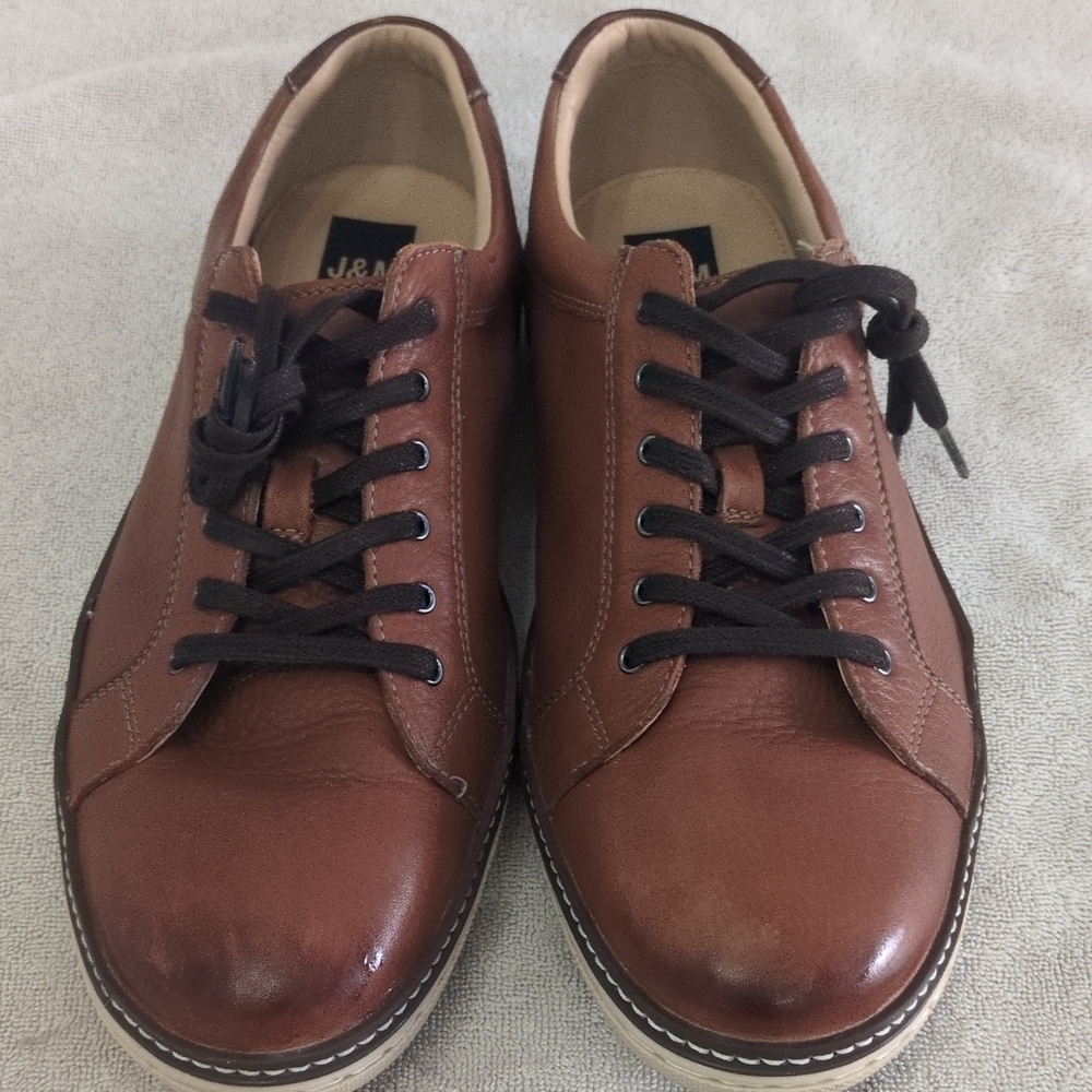 Johnston & Murphy Brown Leather Sneakers
